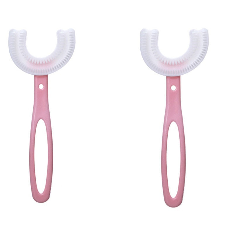 Escova de dentes para crianças 360° graus em forma de U